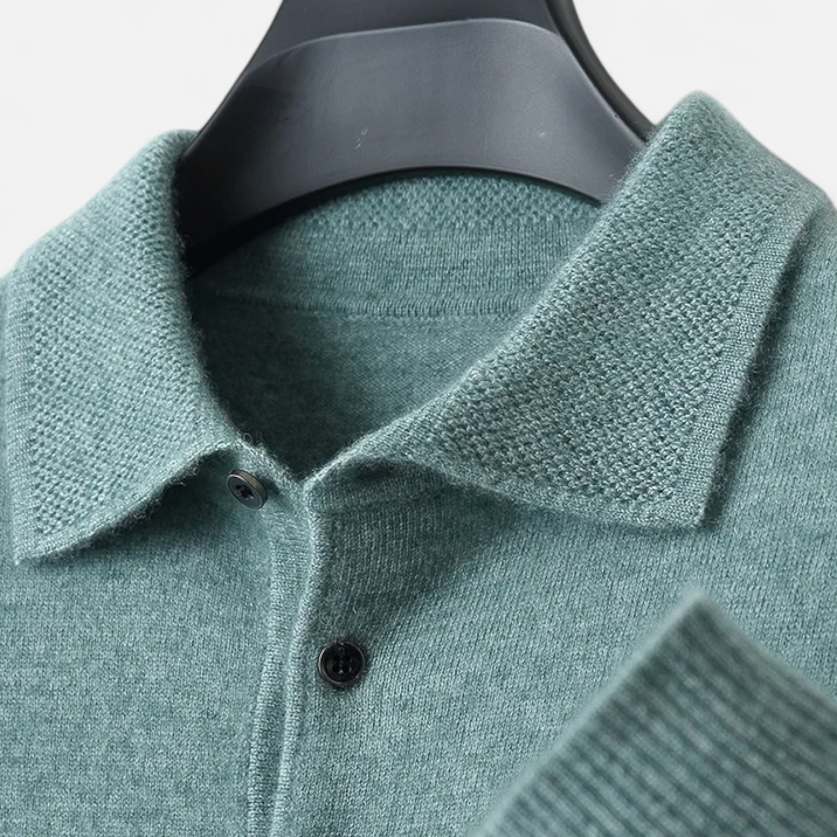 Volarno | Men’s Merino Wool Polo Sweater