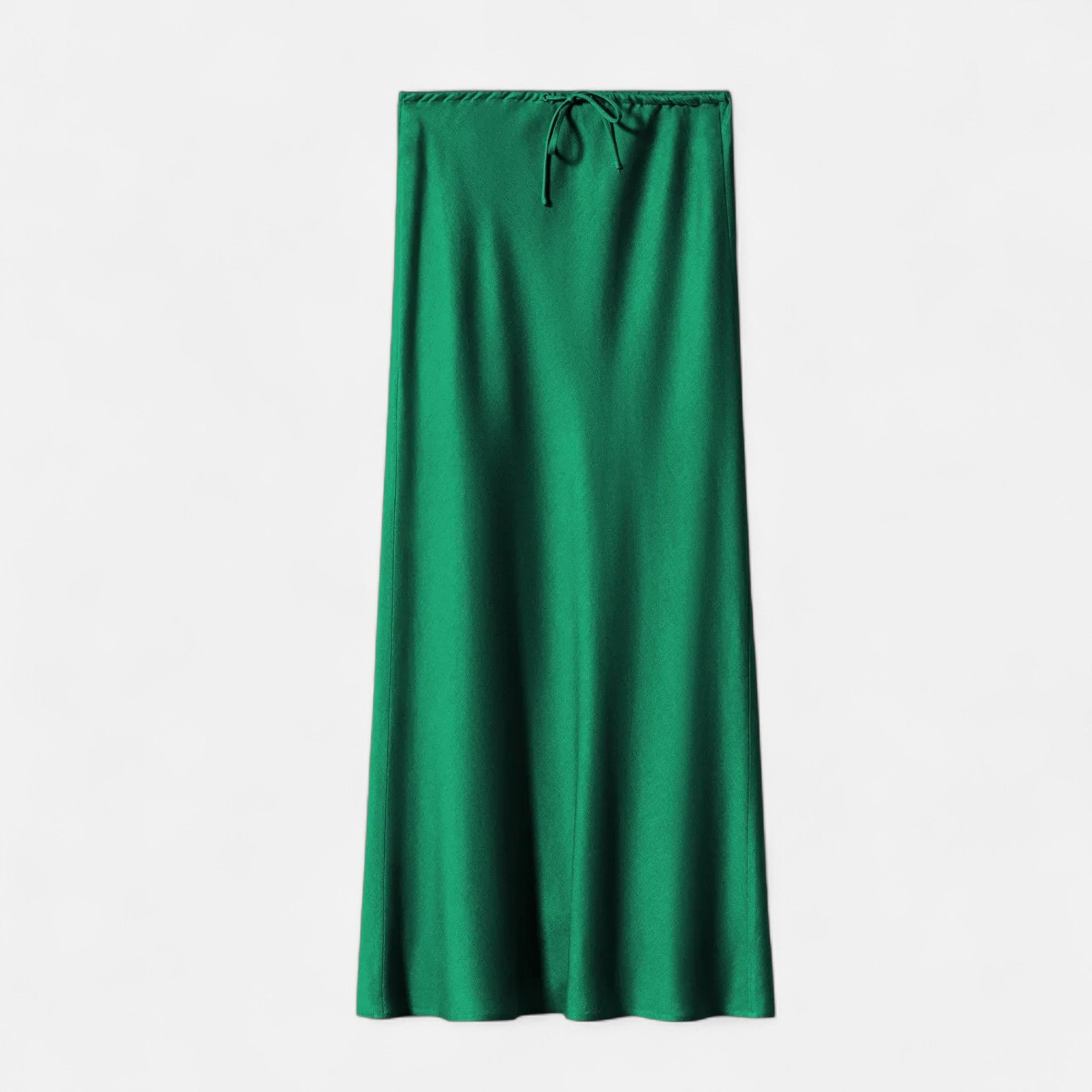Volarno | Women's Elegant High-Waist Satin Skirt