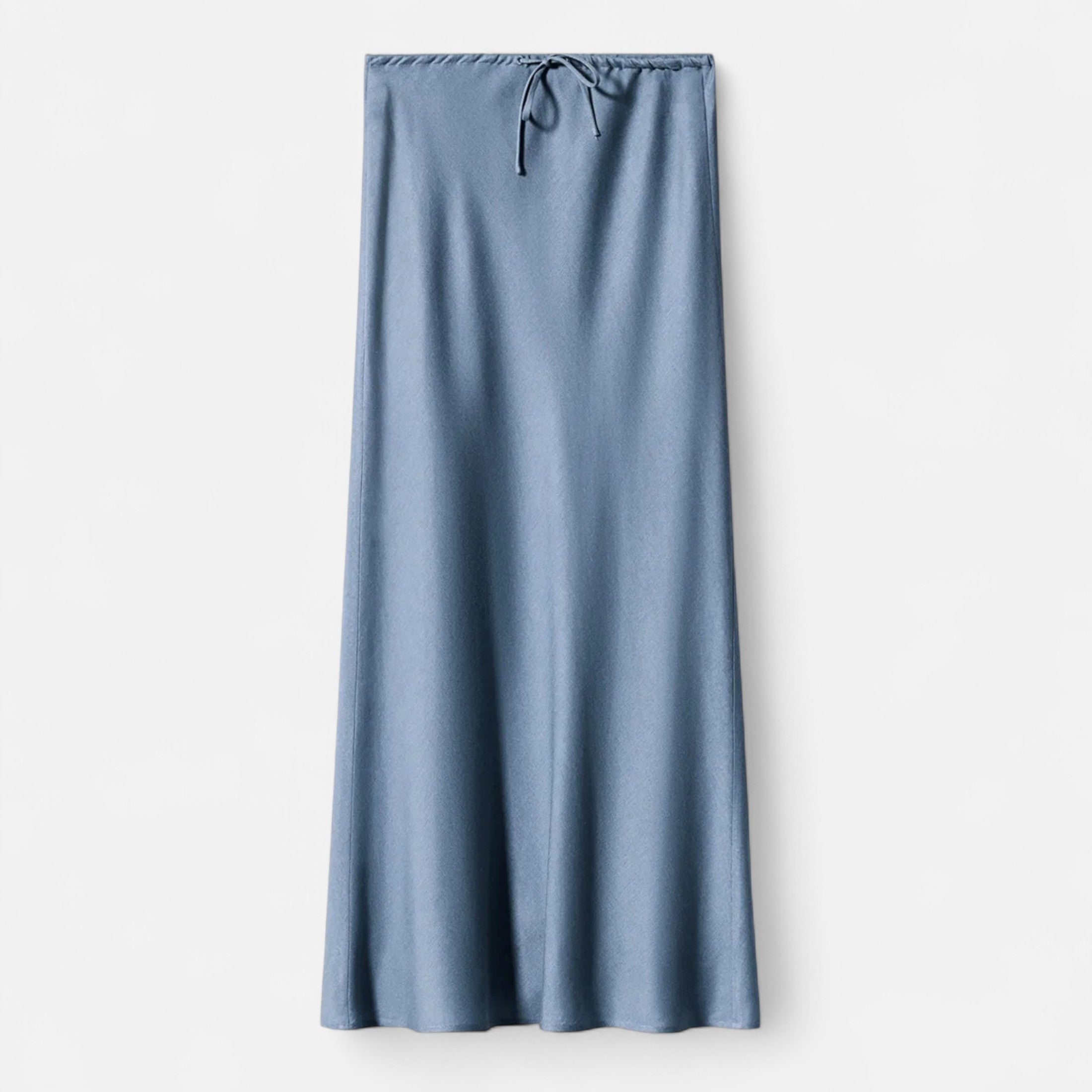 Volarno | Women's Elegant High-Waist Satin Skirt