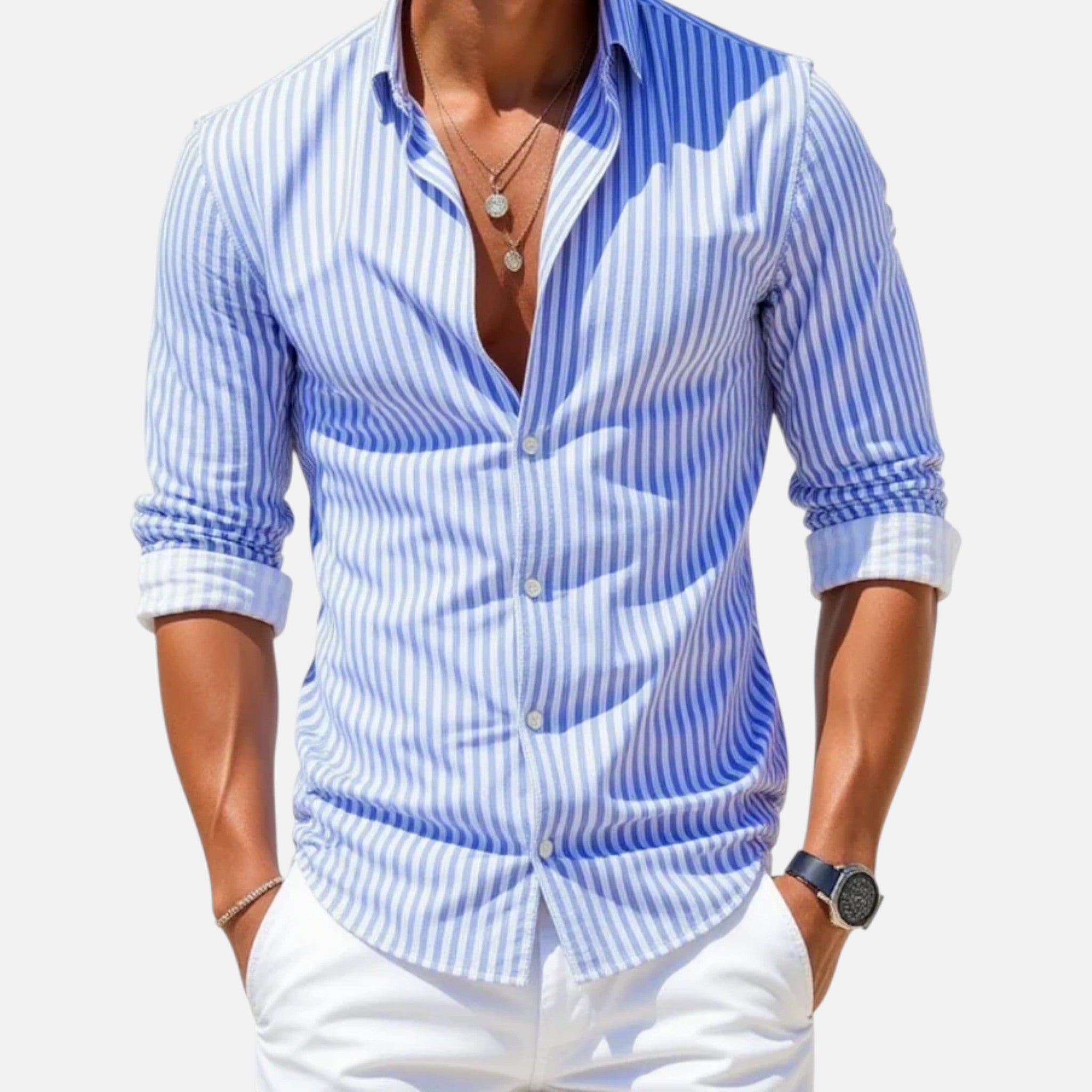 Volarno | Men’s Slim-Fit Business Shirt