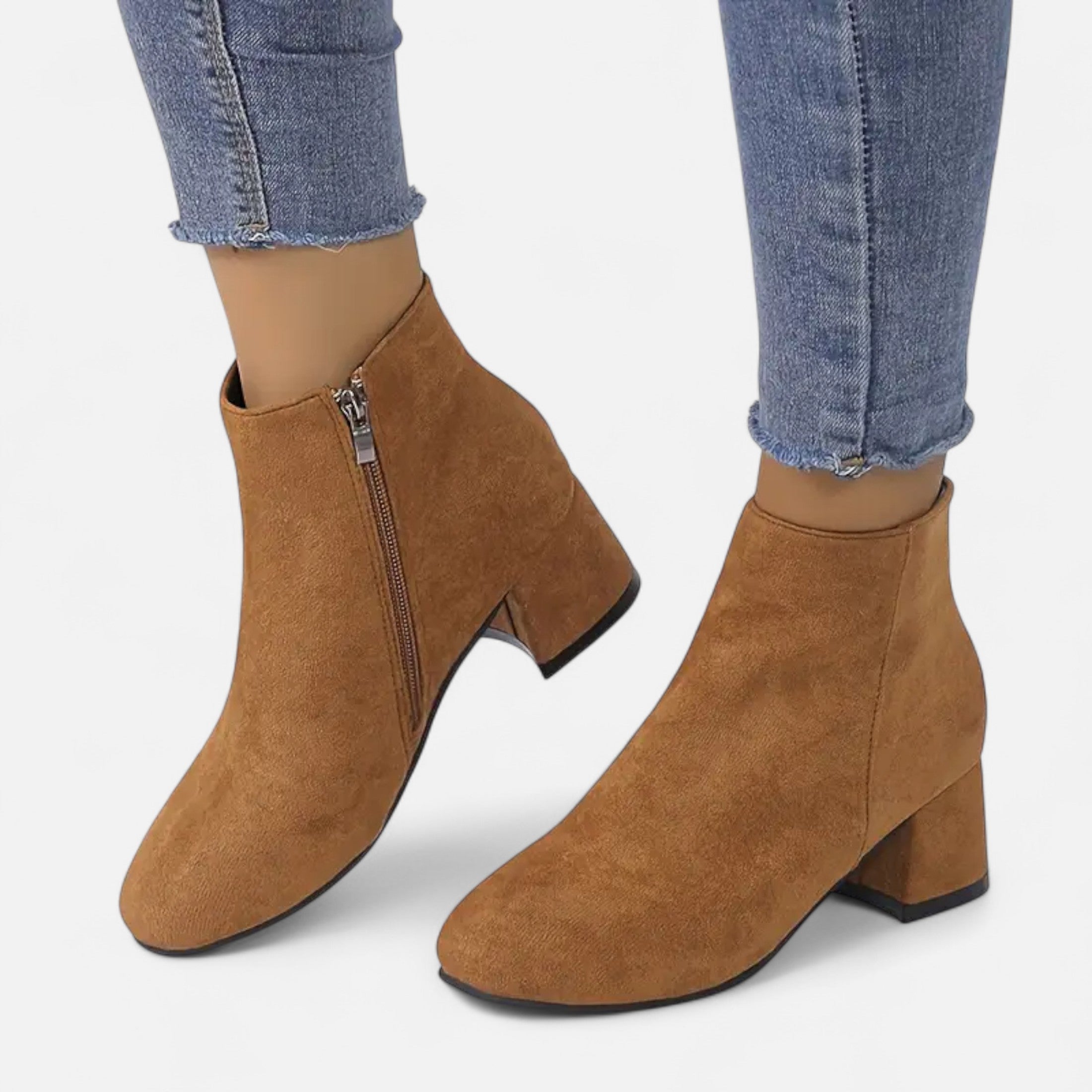 Orvelle Club | Women’s Suede Ankle Boots Block Volarno