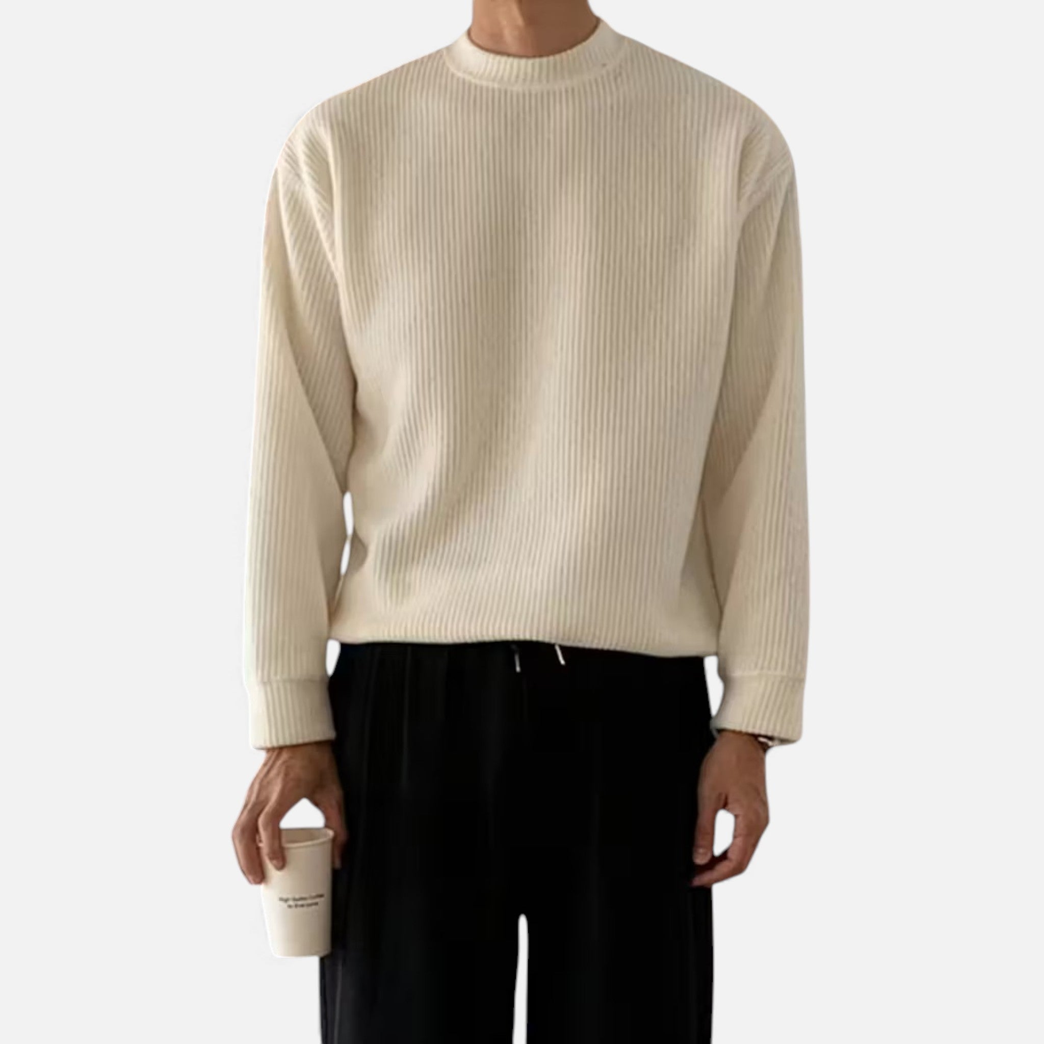 Volarno | Men’s Heritage Knit Crew Sweater