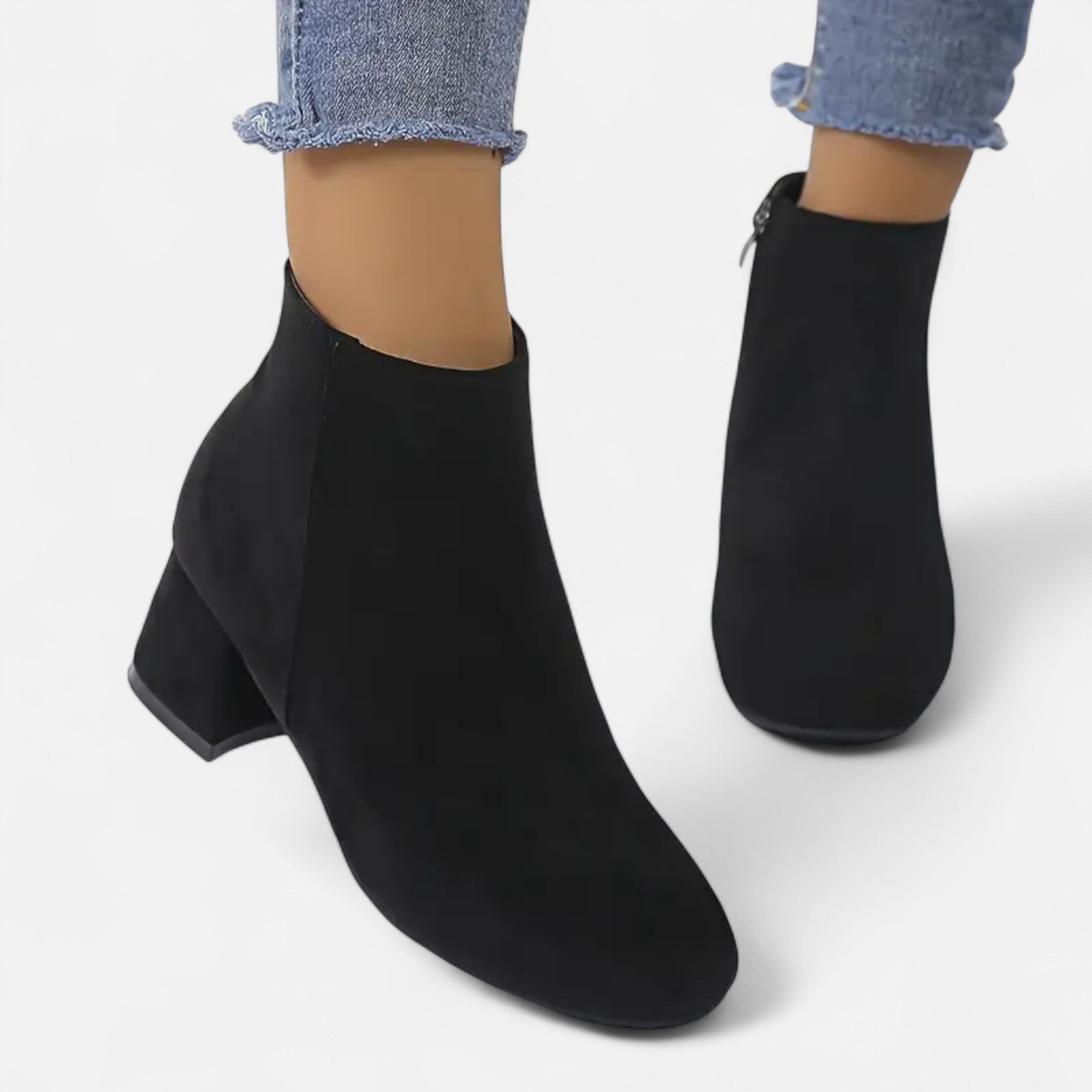 Orvelle Club | Women’s Suede Ankle Boots Block Volarno