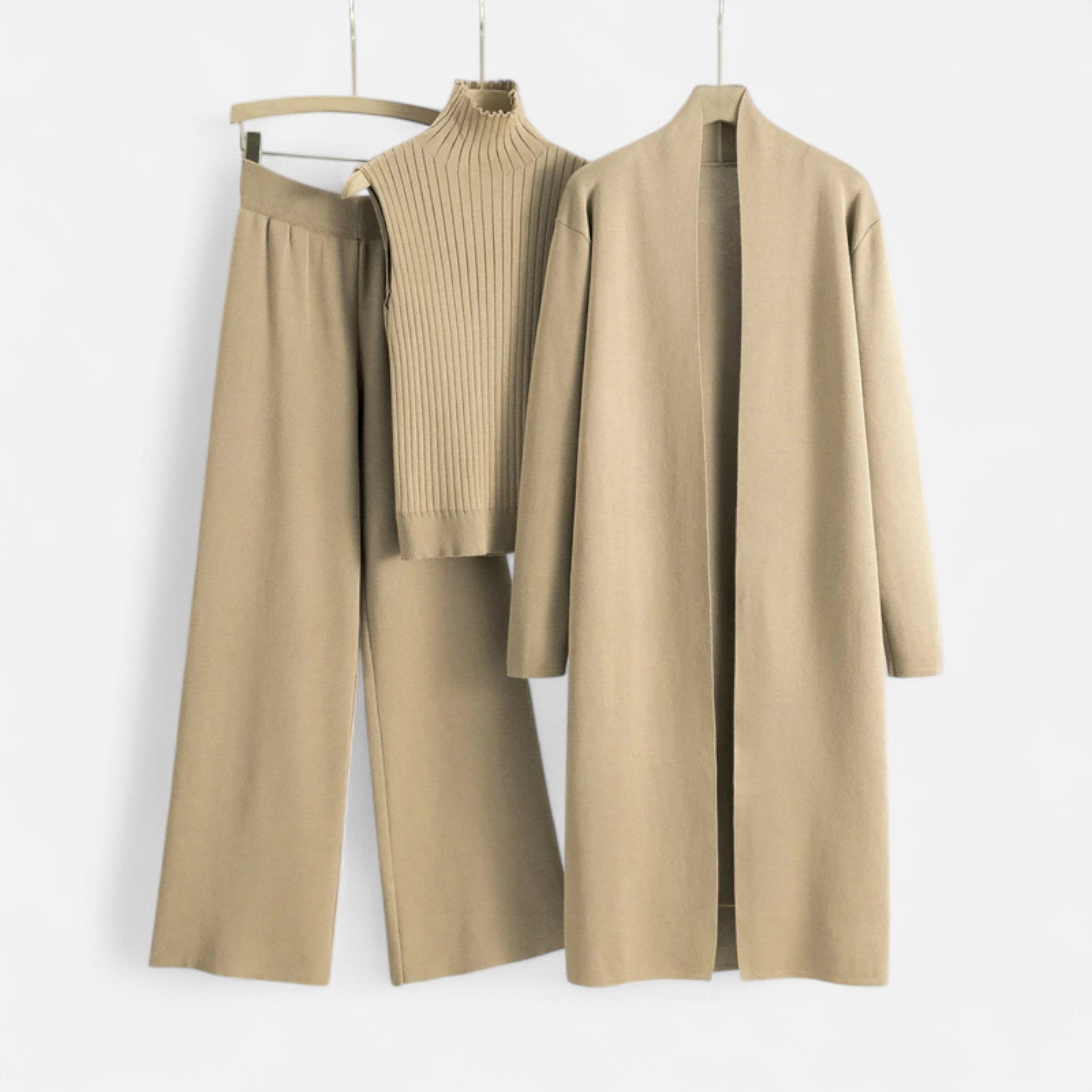 Volarno | Women’s Knitted 3-Piece Cardigan Set