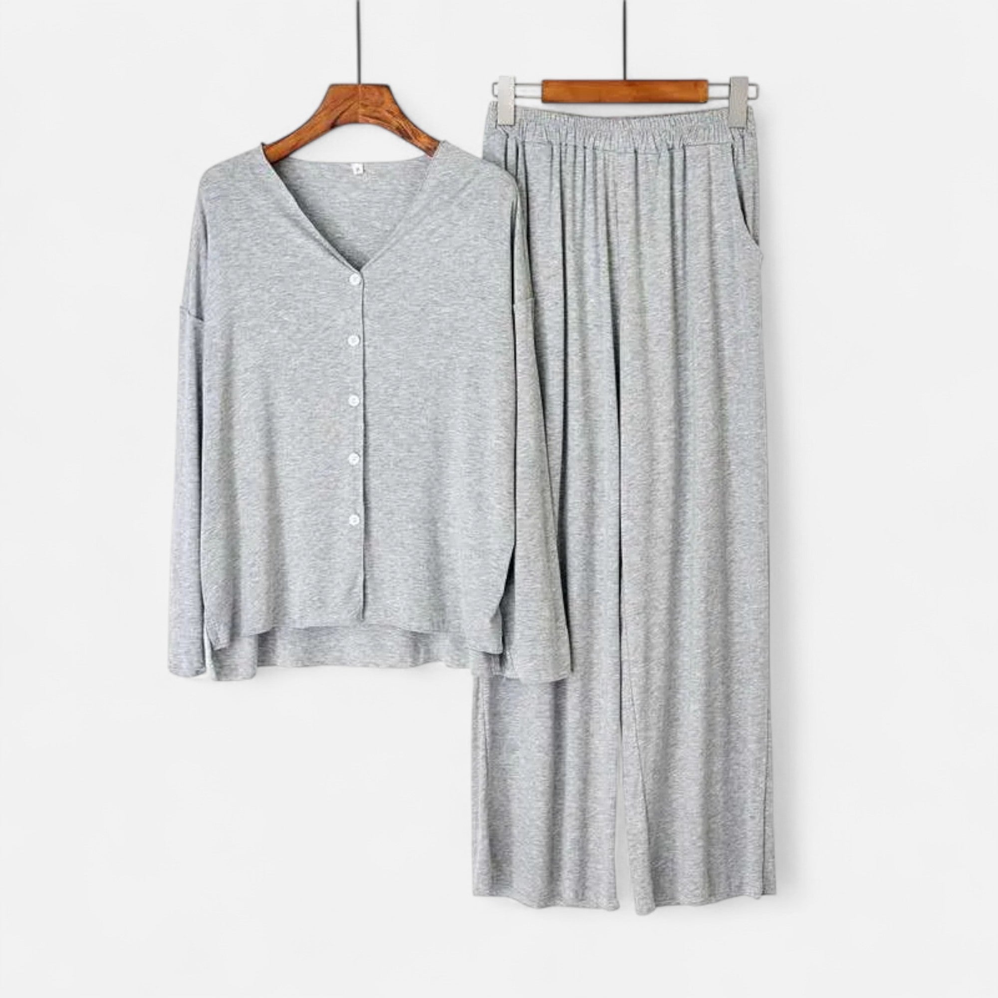 Volarno | Women’s Two-Piece Cashmere-Touch Loungewear Set