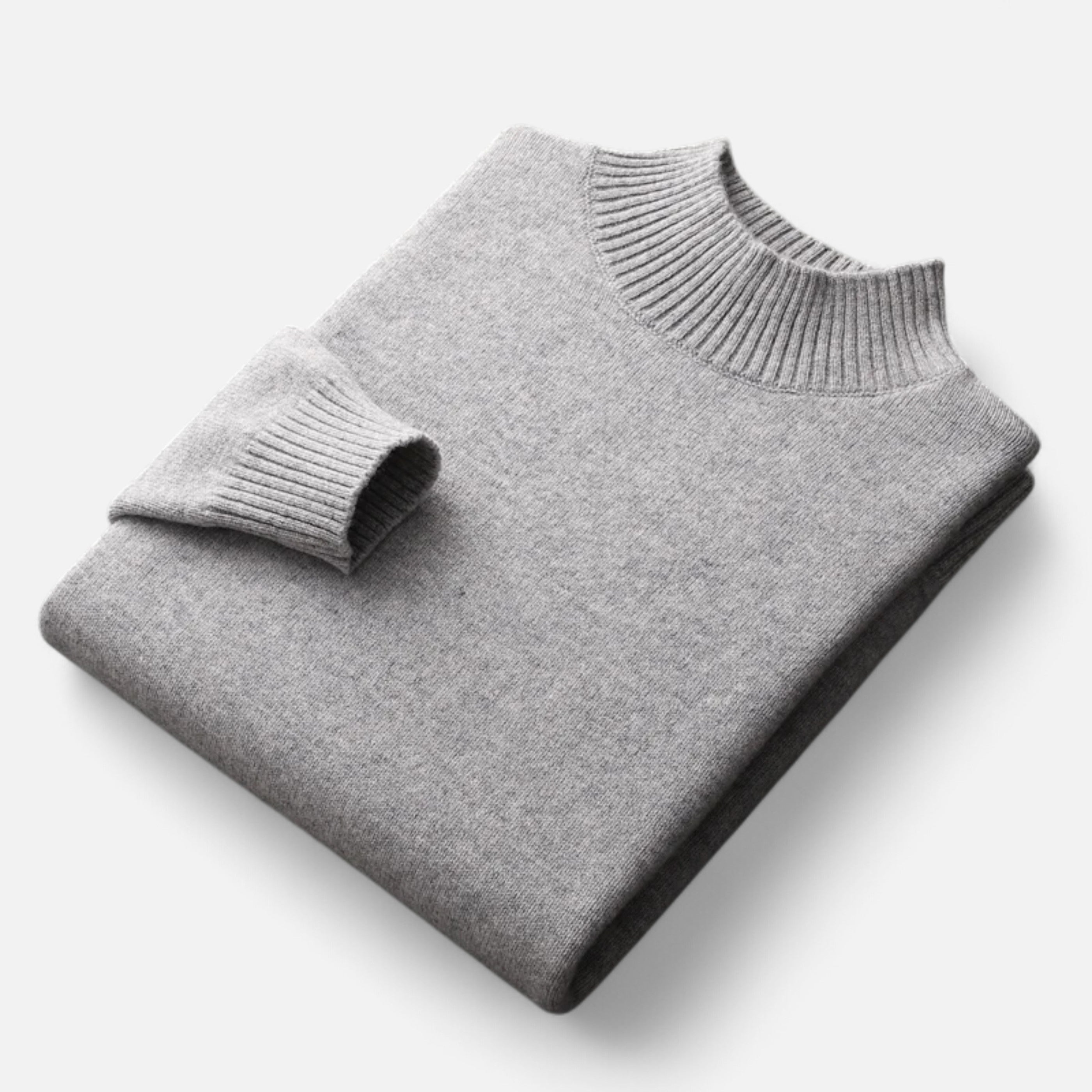 Volarno | Men’s Pure Wool Turtleneck Sweater