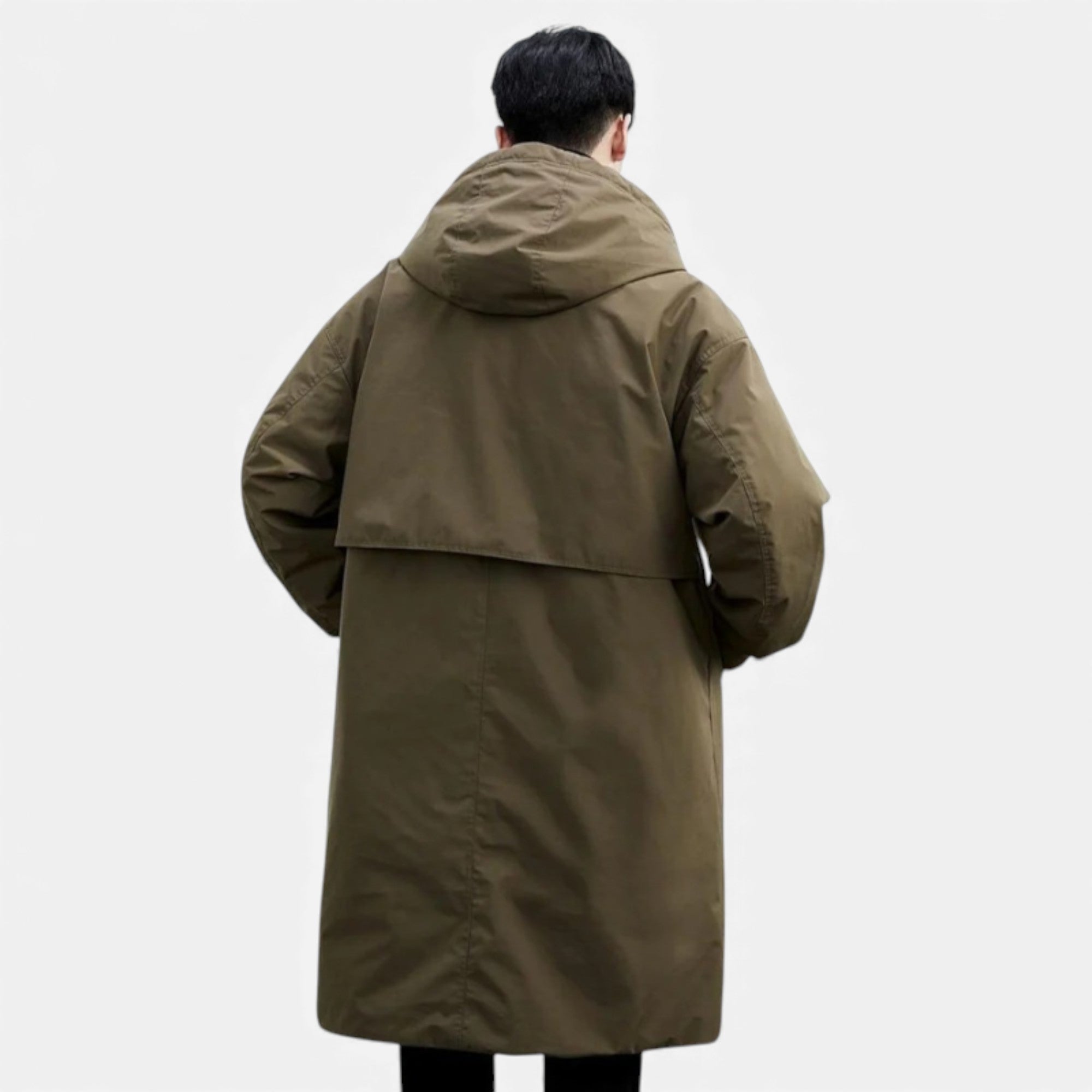 Volarno | Men’s Waterproof Long Trench Puffer Coat