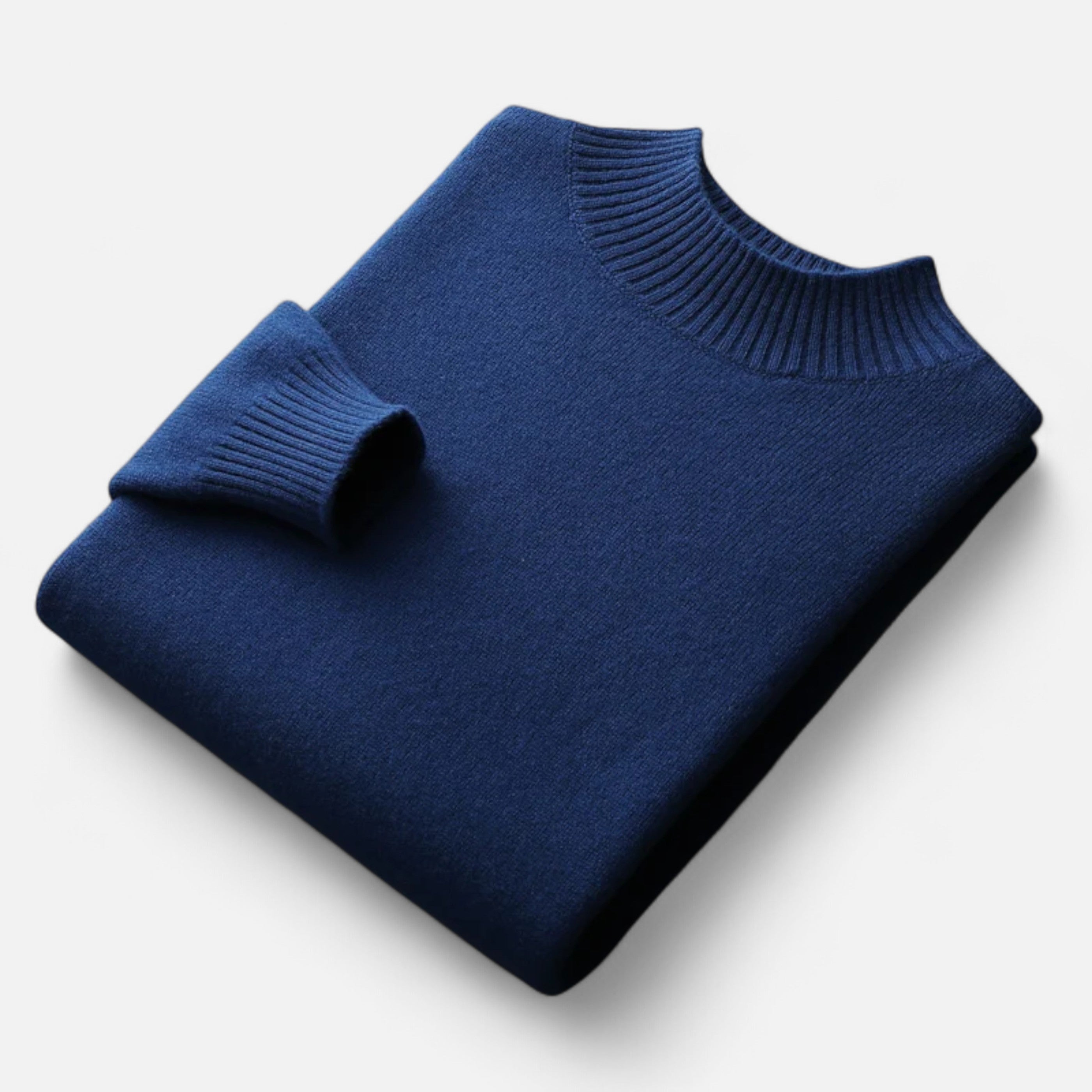 Volarno | Men’s Pure Wool Turtleneck Sweater
