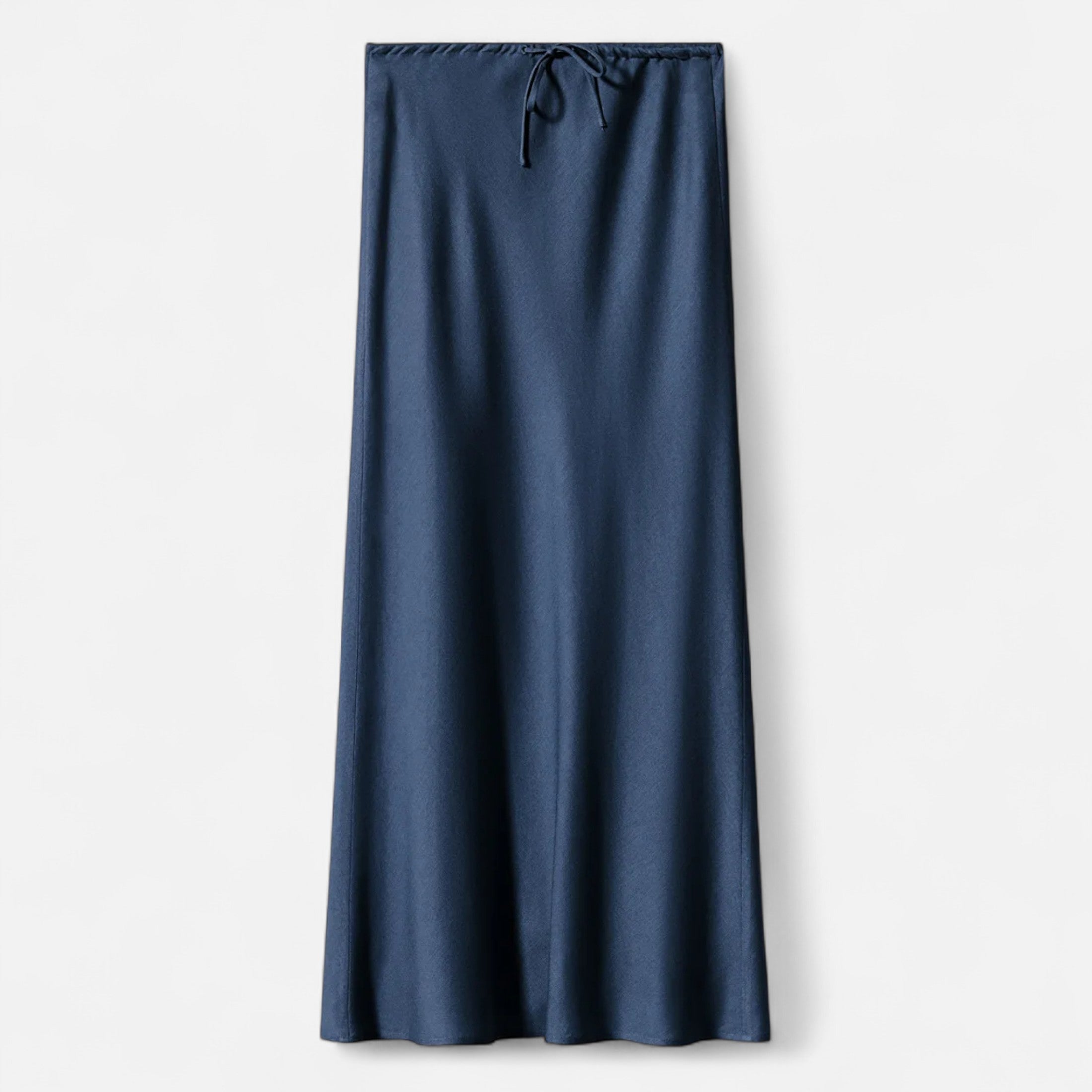 Volarno | Women's Elegant High-Waist Satin Skirt