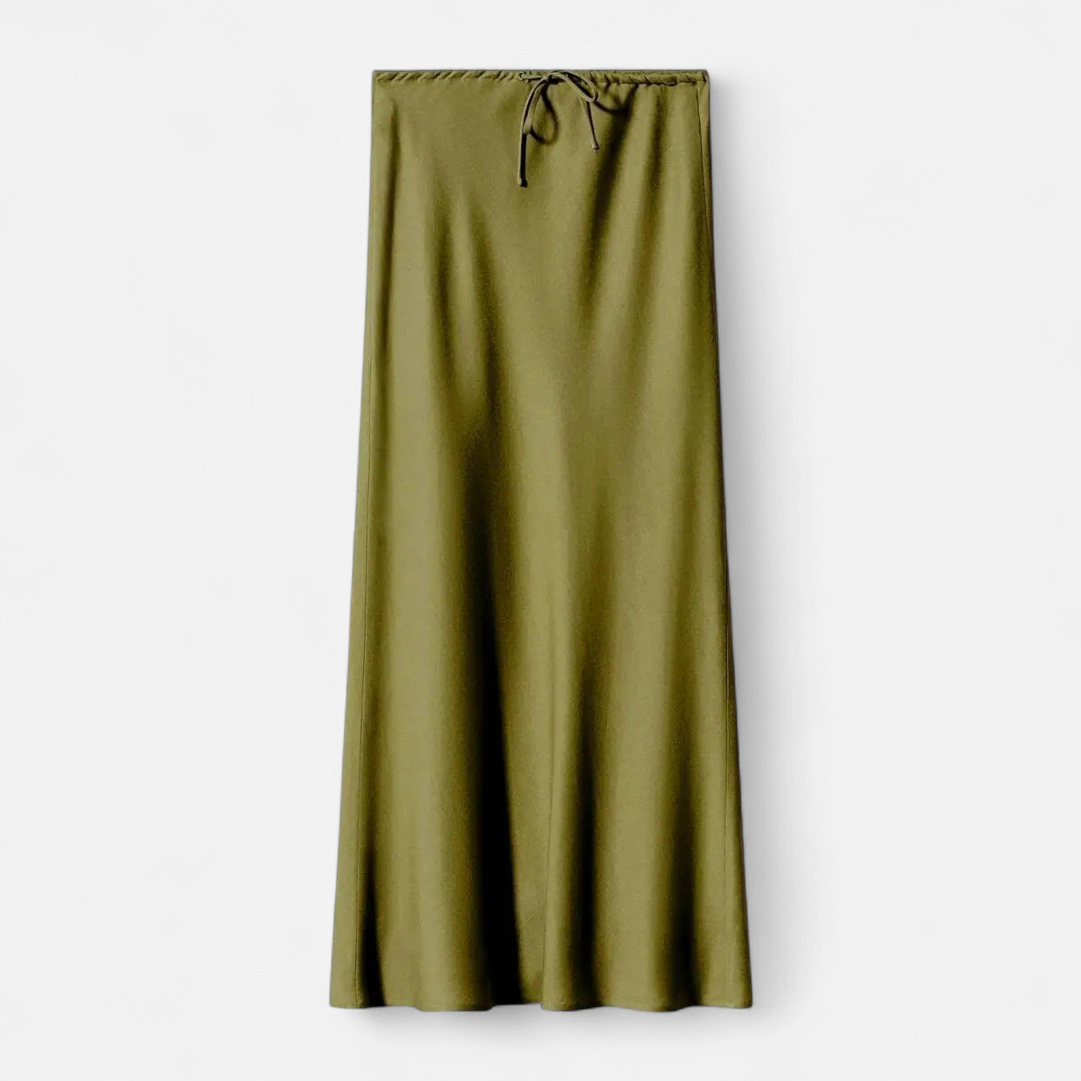 Volarno | Women's Elegant High-Waist Satin Skirt