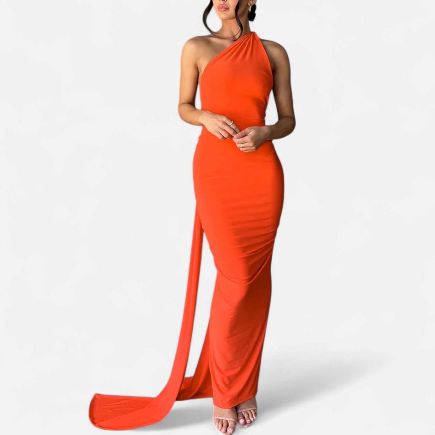 Volarno | Women’s Backless Scarf-Tie Evening Dress