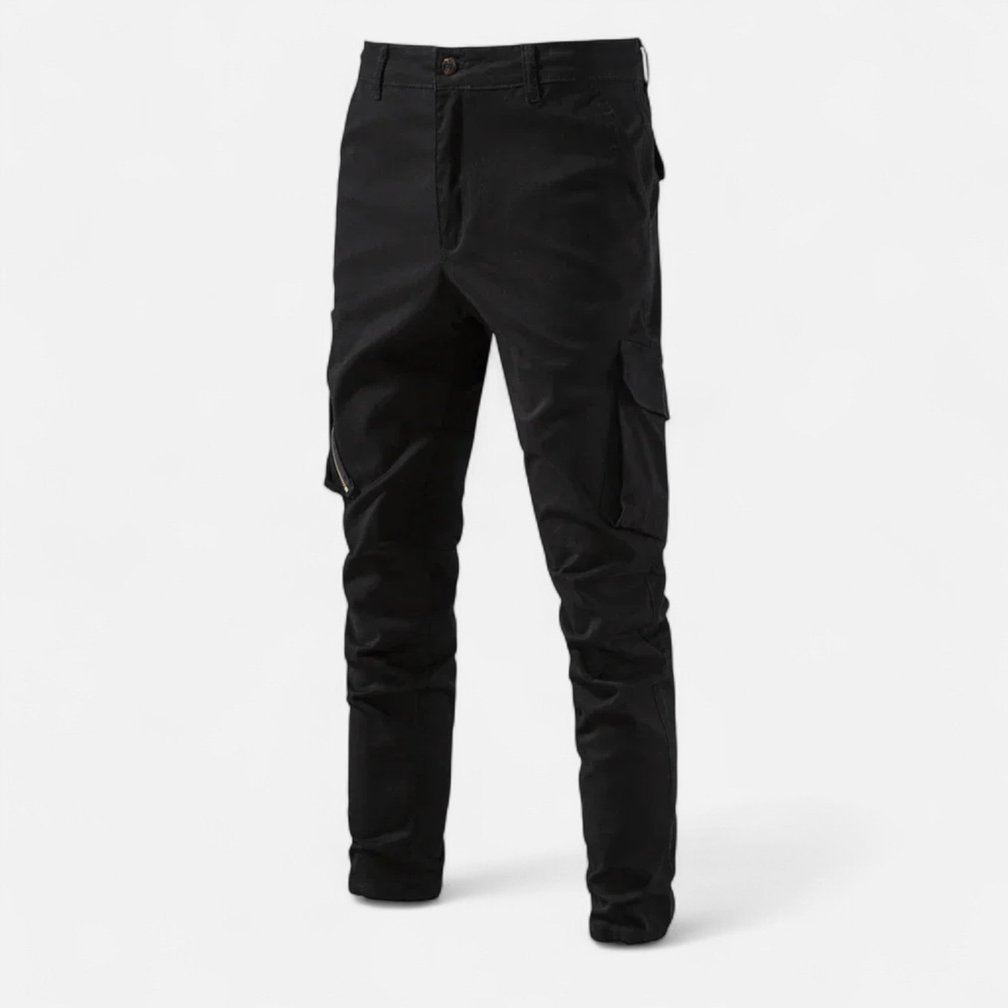 Volarno | Men’s Cotton Utility Cargo Trousers – Heritage Fit