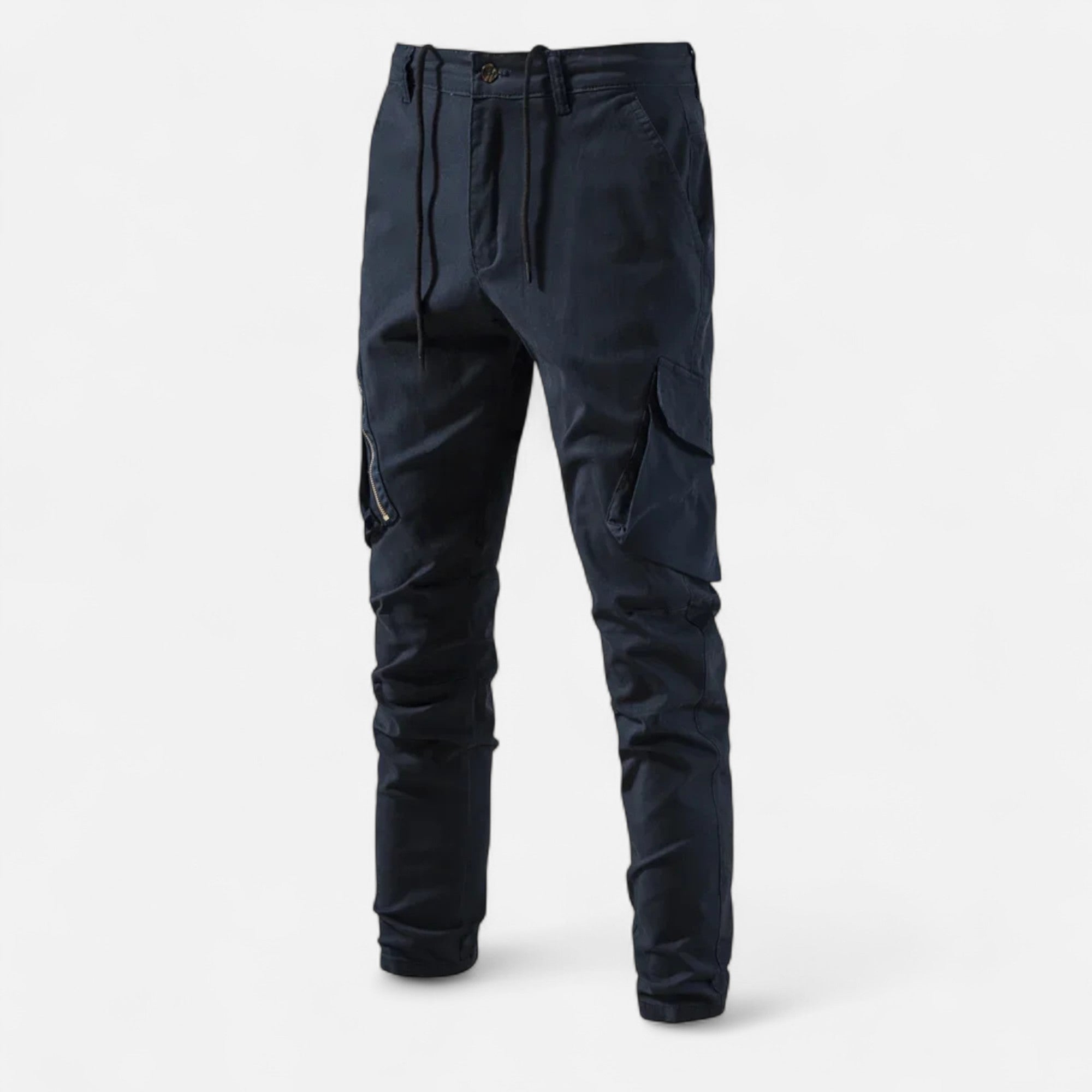 Volarno | Men’s Cotton Utility Cargo Trousers – Heritage Fit