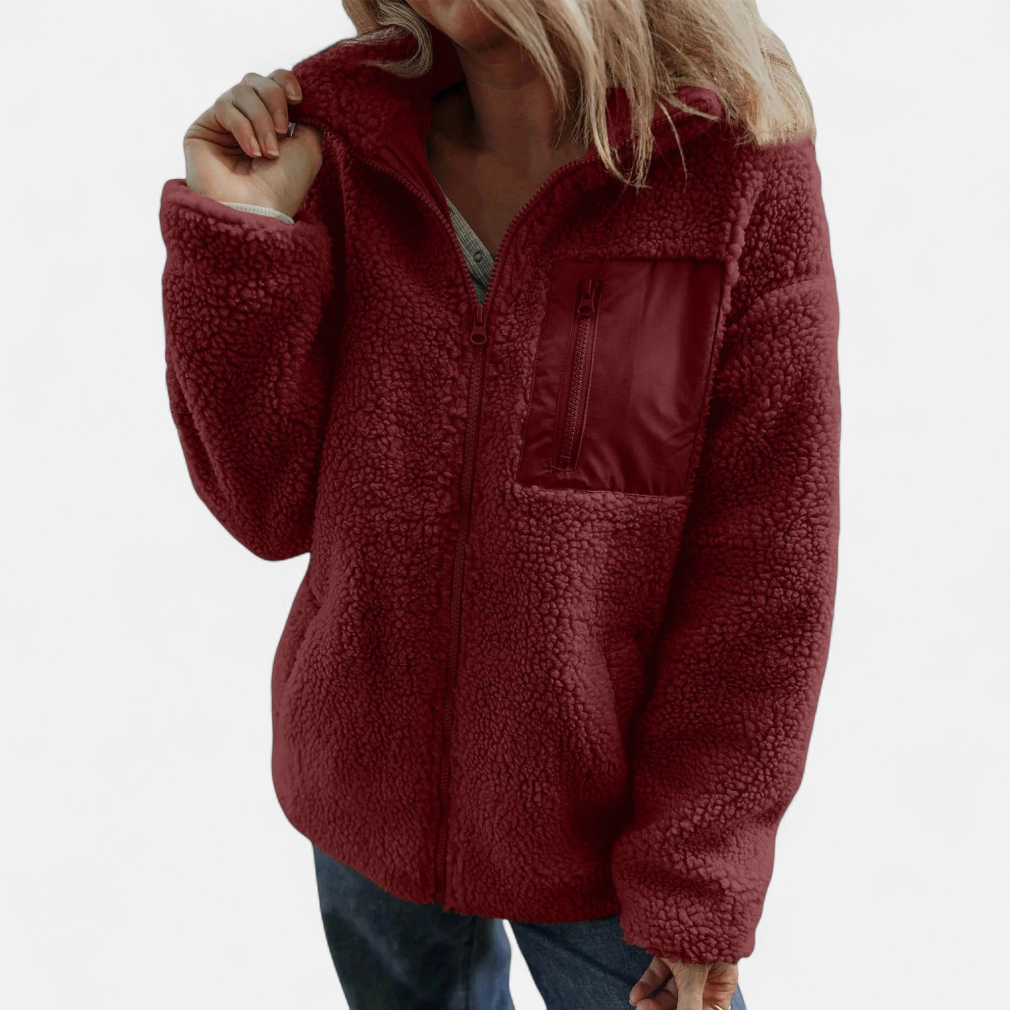 Volarno | Women’s Heritage Fleece Teddy Coat