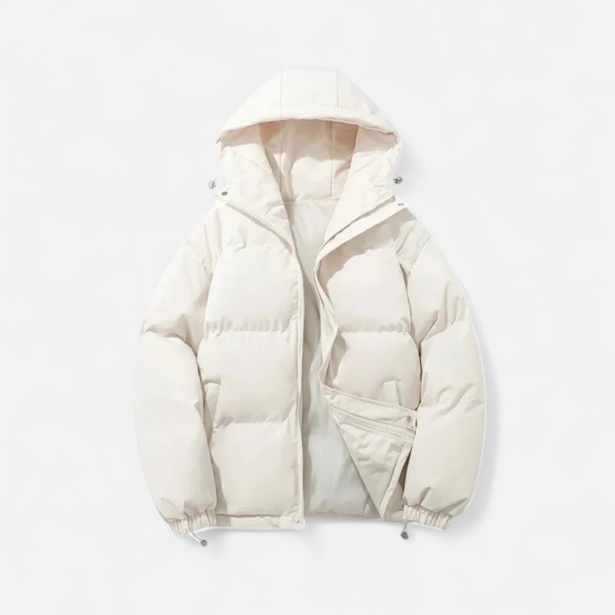 Volarno | Men’s Puffer Jacket – Hooded Cotton Winter Elegance