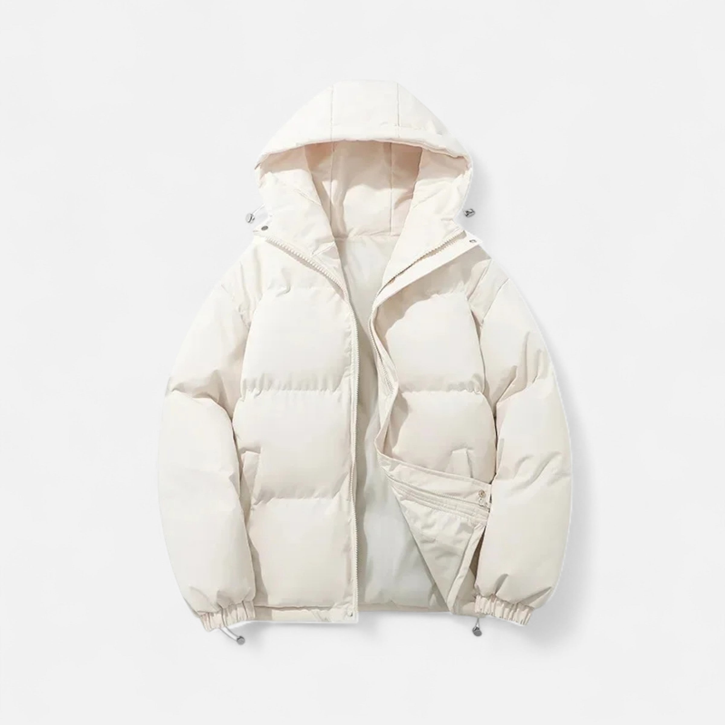 Volarno | Unisex Hooded Cotton Puffer Jacket