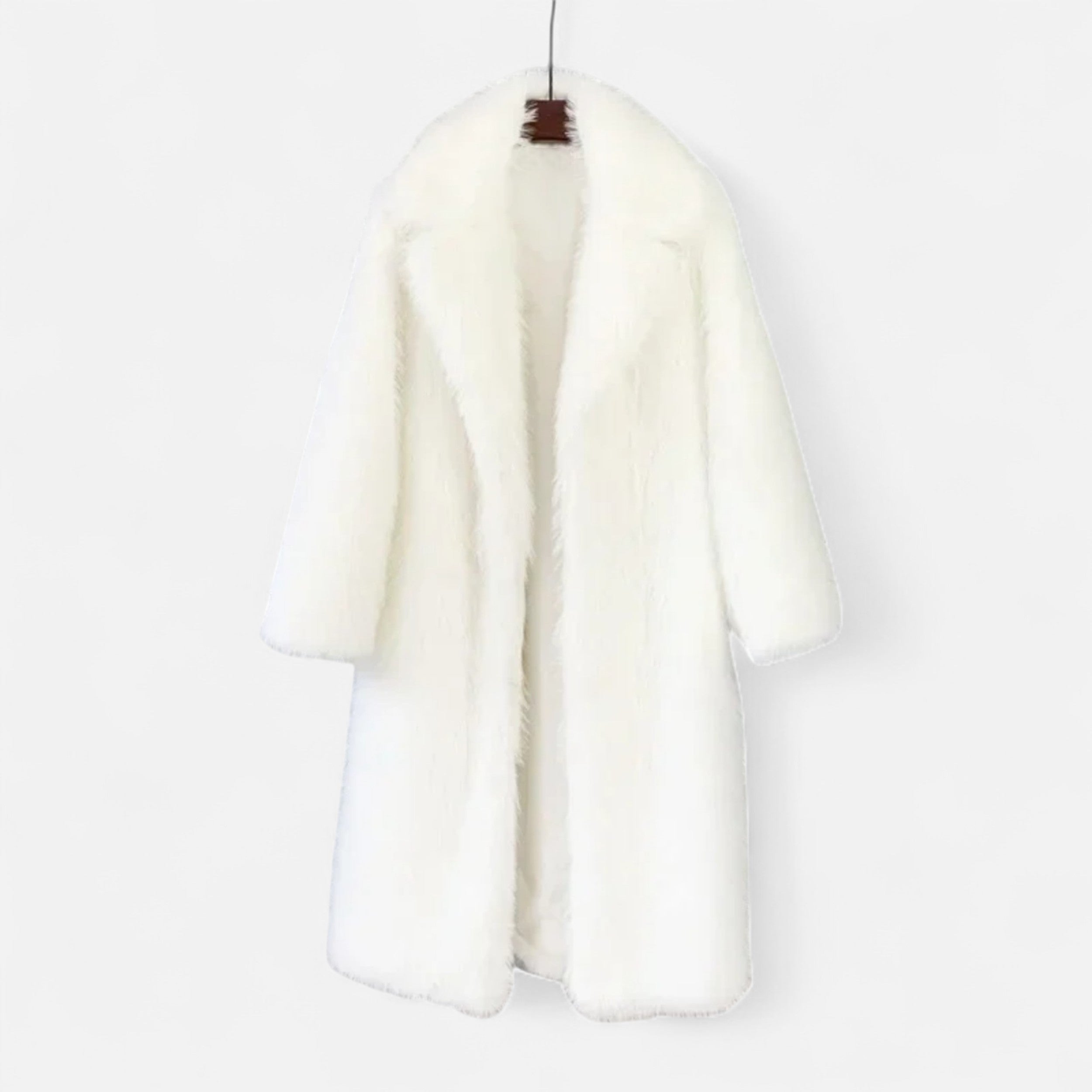 Volarno | Women’s Long Faux Fur Overcoat