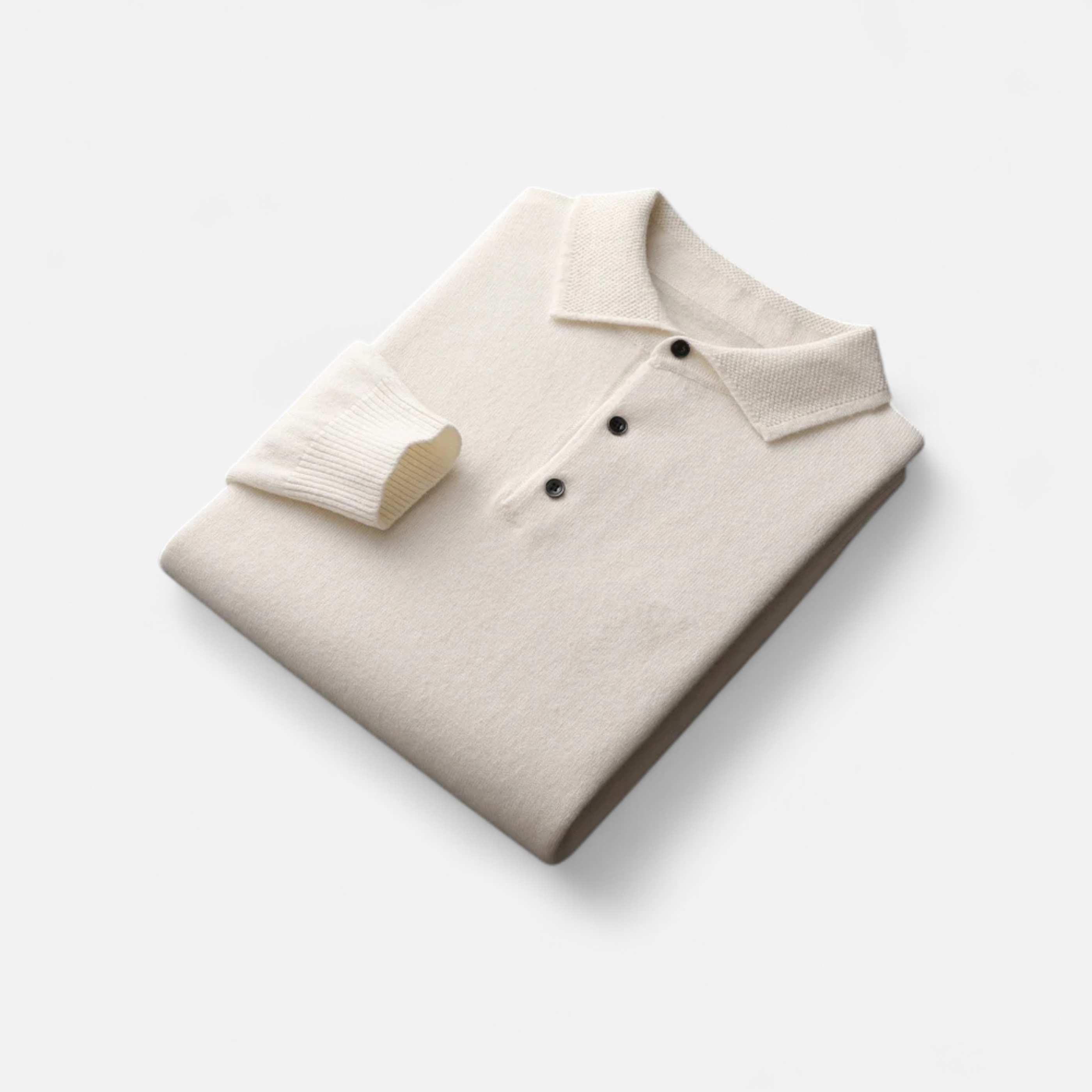 Volarno | Men’s Merino Wool Polo Sweater