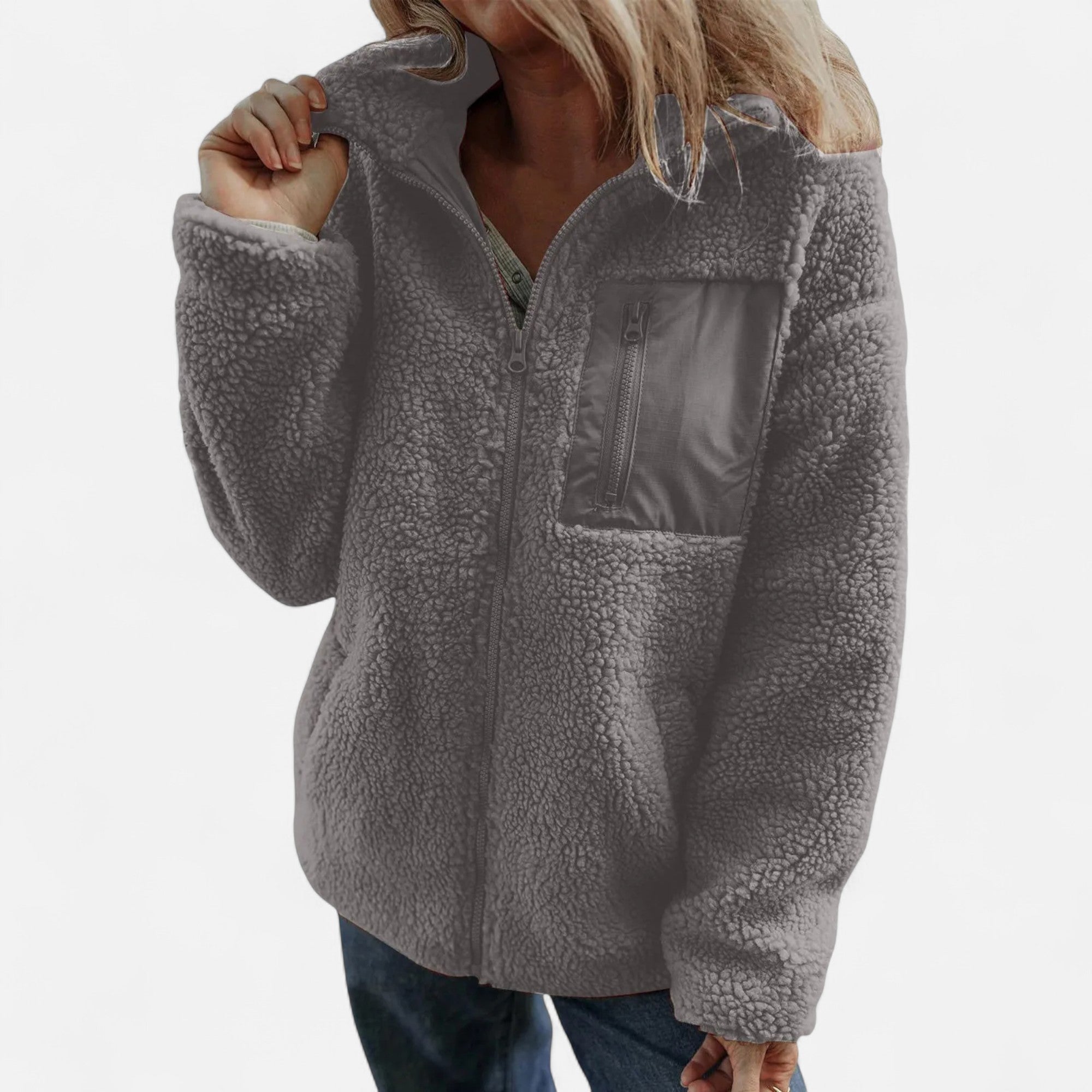 Volarno | Women’s Heritage Fleece Teddy Coat